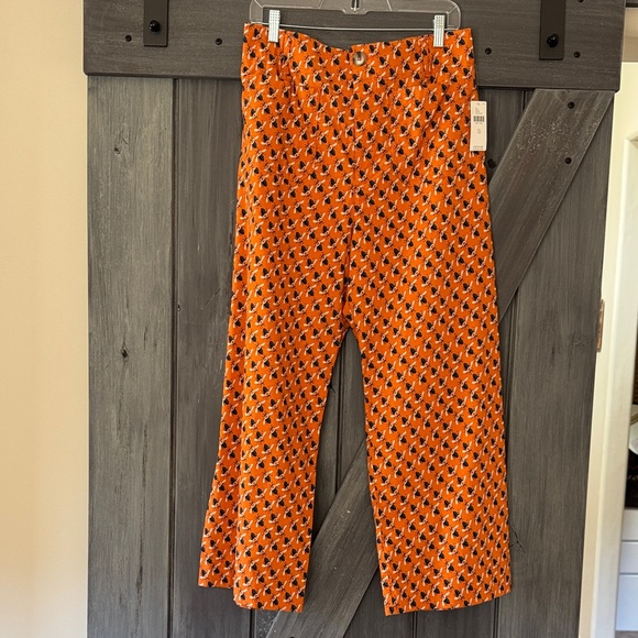 Maeve Orange Bee Print Colette Pants - Picture 1 of 4